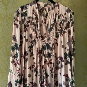 Free People flowery tunic